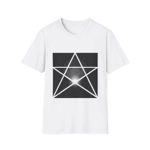 White Pentagram Witches Pentacle T-Shirt