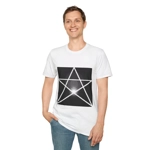 White Pentagram Witches Pentacle T-Shirt
