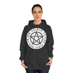 Wiccan Black Runic Pentagram Hoodie