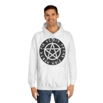 Wiccan Black Runic Pentagram Hoodie