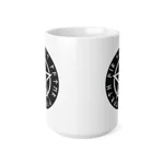 Wiccan Black Runic Pentagram Coffee Mug