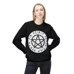 Wiccan Black Runic Pentagram Sweatshirt