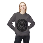 Wiccan Black Runic Pentagram Sweatshirt