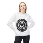 Wiccan Black Runic Pentagram Sweatshirt