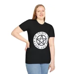 Wiccan Black Runic Pentagram T-Shirt