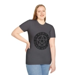 Wiccan Black Runic Pentagram T-Shirt