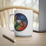Wiccan Pentagram Coffee Mug