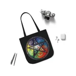 Wiccan Pentagram Shoulder Tote Bag
