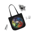 Wiccan Pentagram Shoulder Tote Bag