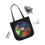 Wiccan Pentagram Shoulder Tote Bag