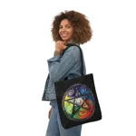 Wiccan Pentagram Shoulder Tote Bag