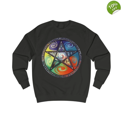 Wiccan Pentagram Sweatshirt