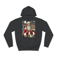Winters Night Santa Claus Hoodie