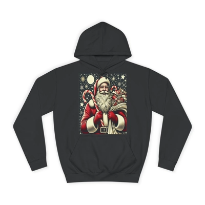 Winters Night Santa Claus Hoodie