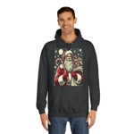 Winters Night Santa Claus Hoodie