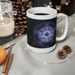 Witchcraft Blue Fire Pentagram Coffee Mug