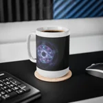 Witchcraft Blue Fire Pentagram Coffee Mug