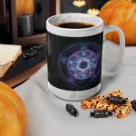 Witchcraft Blue Fire Pentagram Coffee Mug