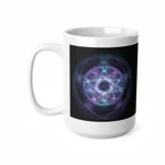 Witchcraft Blue Fire Pentagram Coffee Mug