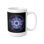 Witchcraft Blue Fire Pentagram Coffee Mug