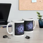 Witchcraft Blue Fire Pentagram Coffee Mug