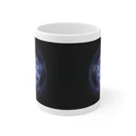 Witchcraft Blue Fire Pentagram Coffee Mug