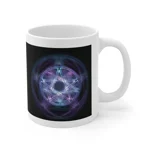 Witchcraft Blue Fire Pentagram Coffee Mug