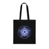Witchcraft Blue Fire Pentagram Cotton Shopping Tote Bag