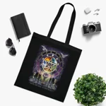 Witches Magical Altar Pentagram Cotton Shopping Tote Bag