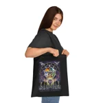 Witches Magical Altar Pentagram Cotton Shopping Tote Bag