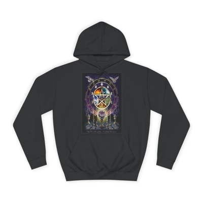 Witches Magical Altar Pentagram Hoodie