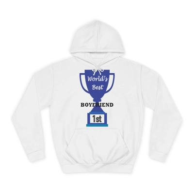 World's Best Boyfriend Trophy Valentine's Day Hoodie