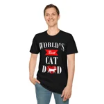 World's Best Cat Dad Father's Day T-Shirt