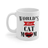 World's Best Cat Mum Mother's Day Coffee Mug