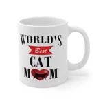 World's Best Cat Mum Mother's Day Coffee Mug