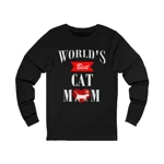 World's Best Cat Mum Mother's Day Long Sleeve Tee