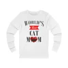 World's Best Cat Mum Mother's Day Long Sleeve Tee
