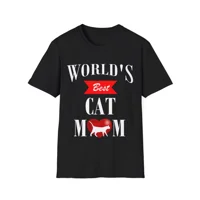 World's Best Cat Mum Mother's Day T-Shirt