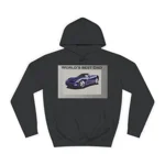 World's Best Dad Blue Convertible Sports Car Hoodie