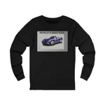 World's Best Dad Blue Convertible Sports Car Long Sleeve T-Shirt