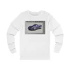 World's Best Dad Blue Convertible Sports Car Long Sleeve T-Shirt