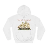 World's Best Dad Classic Tall Clipper Ship Hoodie