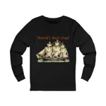 World's Best Dad Classic Tall Clipper Ship Long Sleeve T-Shirt