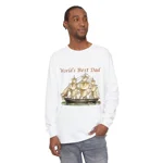 World's Best Dad Classic Tall Clipper Ship Long Sleeve T-Shirt