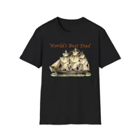 World's Best Dad Classic Tall Clipper Ship T-Shirt