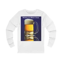 World's Best Dad Lager Long Sleeve T-Shirt