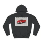 World's Best Dad Red Convertible Sports Car Hoodie