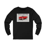 World's Best Dad Red Convertible Sports Car Long Sleeve T-Shirt