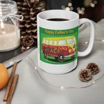 Happy Father's Day Retro Hippy Camper Van Coffee Mug