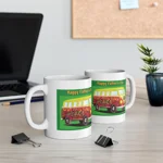 Happy Father's Day Retro Hippy Camper Van Coffee Mug